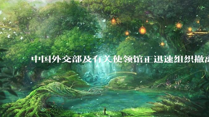 中国外交部及有关使领馆正迅速组织撤离在以、伊的中国公民，目前当地情况如何？