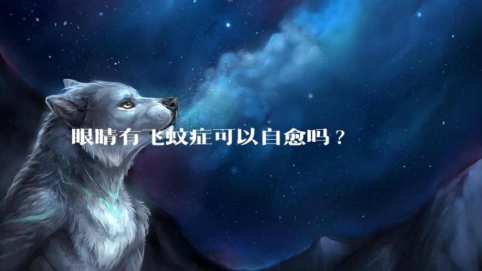 眼睛有飞蚊症可以自愈吗?
