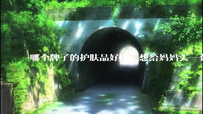 哪个牌子的护肤品好呀？想给妈妈买一套抗衰老的护肤品?