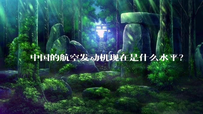 中国的航空发动机现在是什么水平？